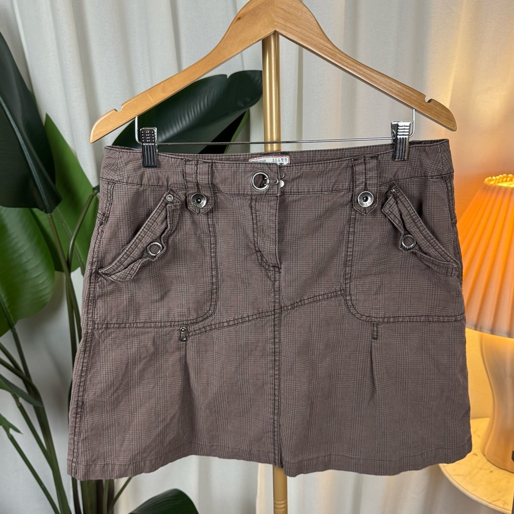 Vintage Y2K Esprit Cargo Utility Mini Skirt size 12